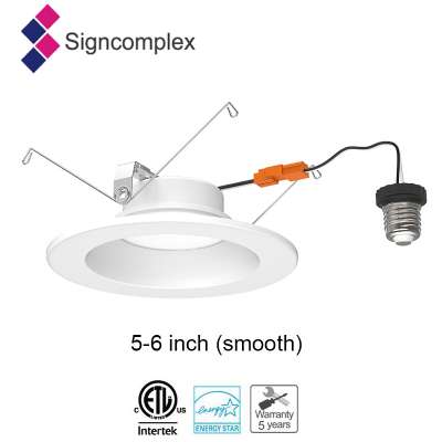 Residential and Commercial Lighting 10W 15 W Dimmable Led Recessed Downlight Led Retrofit